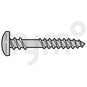 Tornillo con cabeza alomada Chapa / rosca Spax 6,5 × 35 de Hörmann