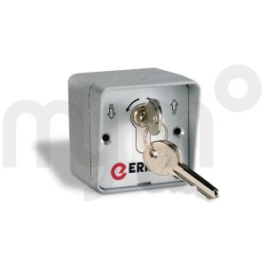 SELECTOR DE LLAVE DE SUPERFICIE 2 CONTACTOS DE ALUMINIO ERREKA LSESU-002