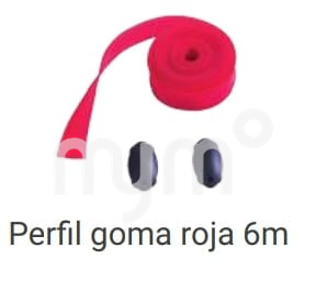 ANT12 - Perfil goma roja