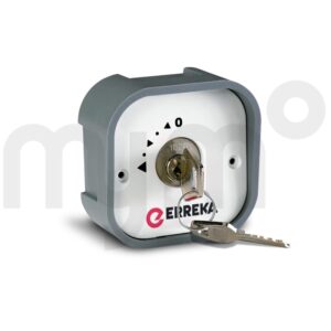 SELECTOR DE LLAVE DE EMPOTRAR DE 1 CONTACTO ERREKA SELE-001